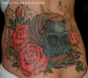 Holly Azzara - Skull and Roses Cover Up